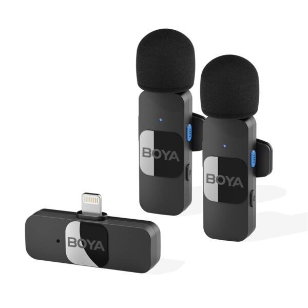 BY-V10 Ultracompact 2.4GHz Wireless Microphone System