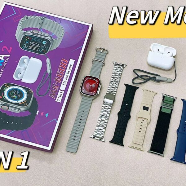 7 strap ultra watch with Airpod