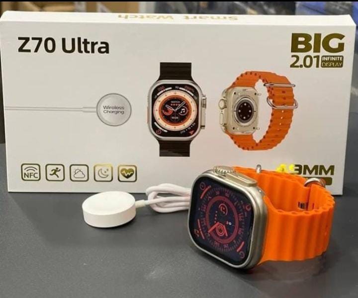 Second image of Z70 ultra watch with wireless charging