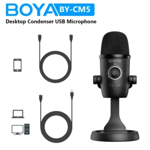 BOYA CM5 Condenser Table Microphone