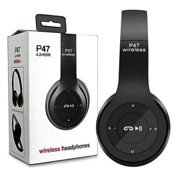 P47 Bluetooth Foldable Headset with Microphone